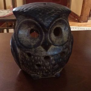 Owl tea light holder
